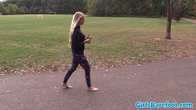 Lily Barefoot at the Park 5